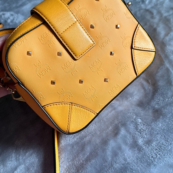 Cutest Mcm crossbody in mustard - Picture 3 of 4